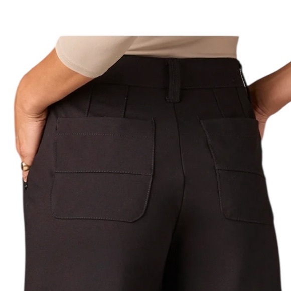 Wit & Wisdom Black Luxe Touch Skyrise Wide Leg Denim - Picture 5 of 10